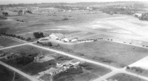 Early view of the Hamilton Municipal Airport, late 1938